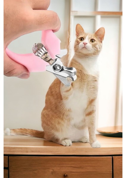 Çelik Kedi Köpek Tırnak Makası 12 cm Pembe fiyatları