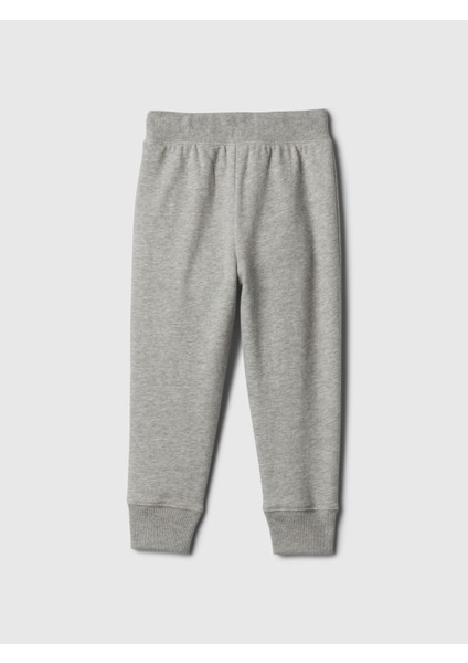 Kız Bebek Gri Gap Logo Fransız Havlu Kumaş Jogger Eşofman Altı modelleri