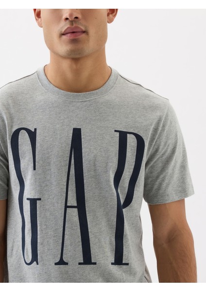 Erkek Gri Everyday Soft Gap Logo T-Shirt