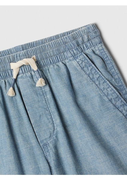 Erkek Çocuk Açık Mavi Pull-On Şort