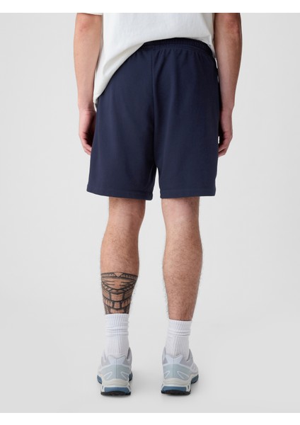 Erkek Lacivert 8'' Gap Logo Fransız Havlu Kumaş Şort