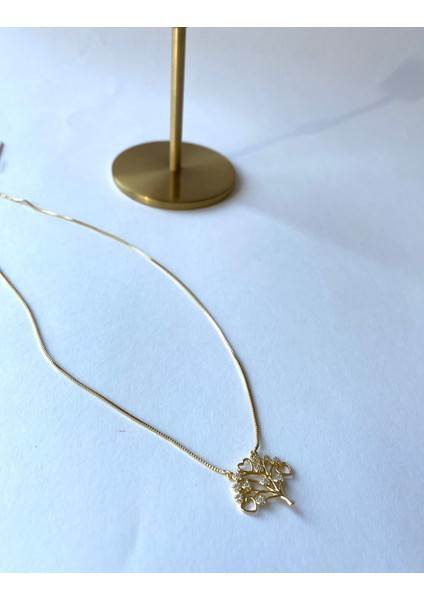 Özel Seri Xuping Ağaç Taşlı Kalpli Gold Kolye fırsatları