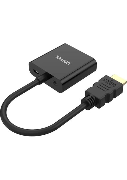 Unıtek HDMI To VGA Dönüştürücü Ses Destekli 1080P&60Hz (Y-6333) fiyatları