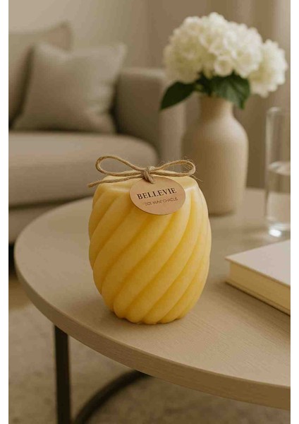 Dekoratif Mumlar bellevie candles 4'lu Mum Seti Doğal El Yapımı fiyatları