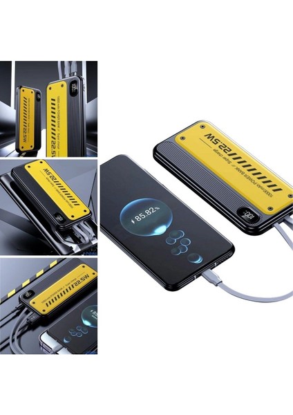 10000 Mah Hızlı Şarj Özellikli Aynı Anda 4 Cihazı Şarj Edebilen Powerbank