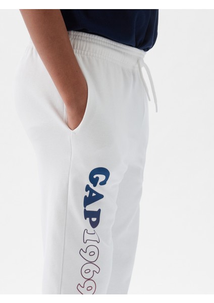 Erkek Çocuk Beyaz Gap Logo Jogger Eşofman Altı fiyatları