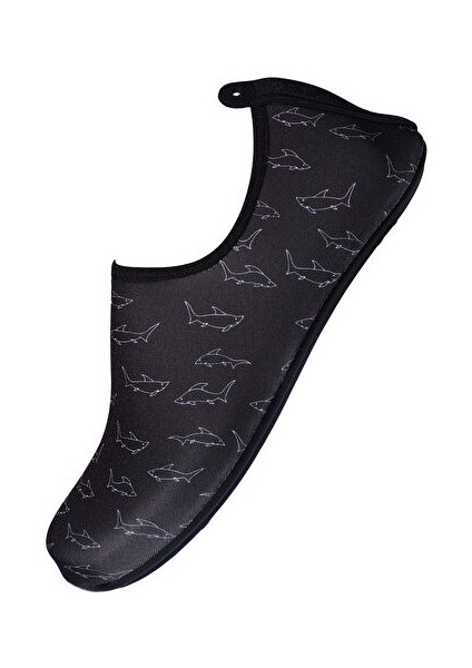 Shark Men Erkek Deniz & Havuz Ayakkabısı Shark-Men Siyah