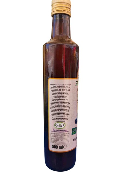 Üzüm Sirkesi 500 ml fiyatları