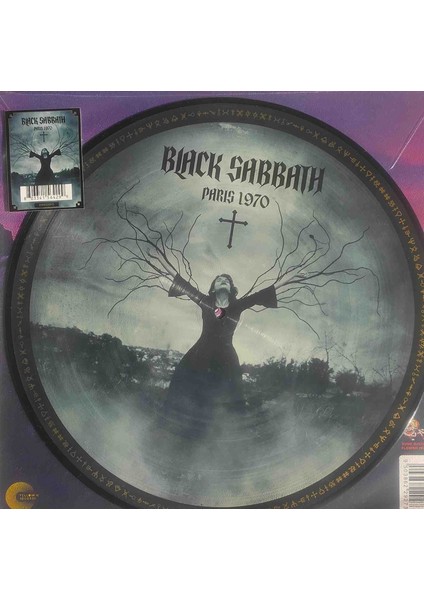 Black Sabbath - Paris 1970 Plak ( Picture Disc, Renkli Plak),l