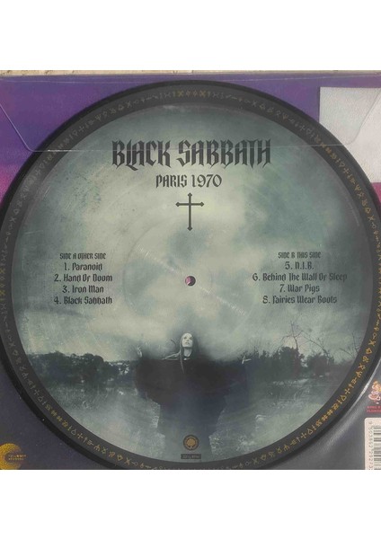Black Sabbath - Paris 1970 Plak ( Picture Disc, Renkli Plak),l fiyatları