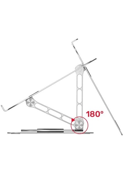 Unıtek 360 Derece Döner Metal Notebook Standı 10-16” (OT180SL01)