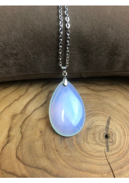 Damla Model Opal Kolye