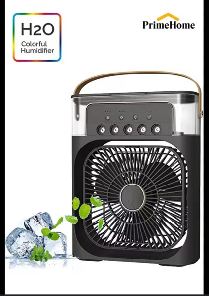 Primehome H2o Renkli Hava Nemlendirici & Taşınabilir Soğutucu Fan