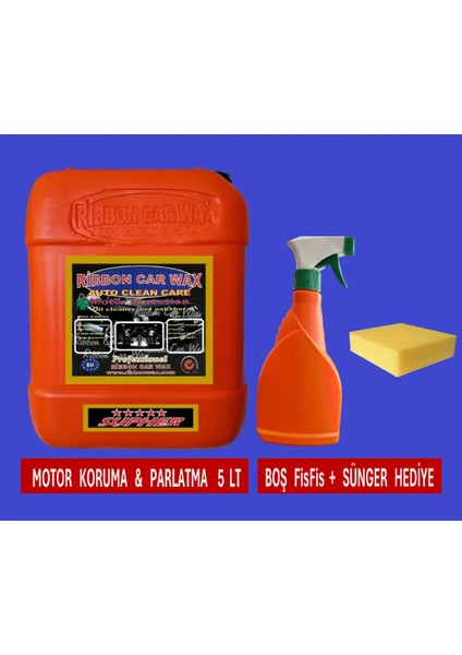 Ribbonwax Rb Motor Protction ( Motor Koruma + Parlatma Cilası ) 5 Lt
