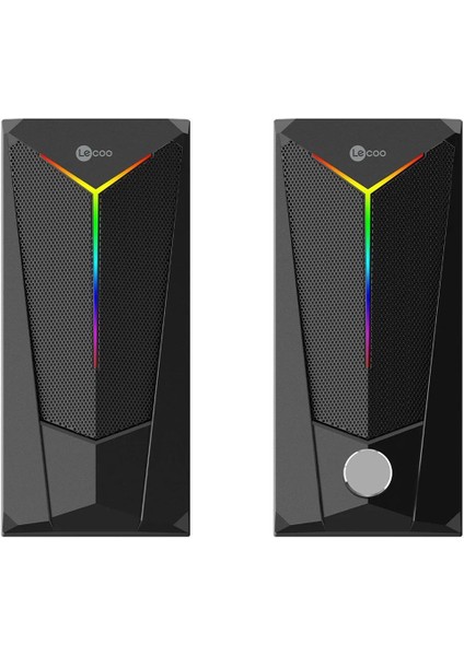 Lenovo Lecoo DS104 Kablolu USB + 3.5mm Jack 6W 80DB Rgb Işıklı 1+1 Gaming Speaker - Hoparlör fiyatları