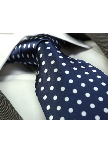 Mavi Elegant Desenli Hediyelik Kutulu Duble Manşet Gömlek Kol Düğmesi ve Kravat Seti fırsatları