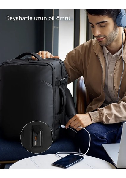 Explorer 34L Su Geçirmez 17.3" Laptop Uyumlu USB Şarj Portlu Ergonomik Seyahat ve Günlük Sırt Çantası indirimleri