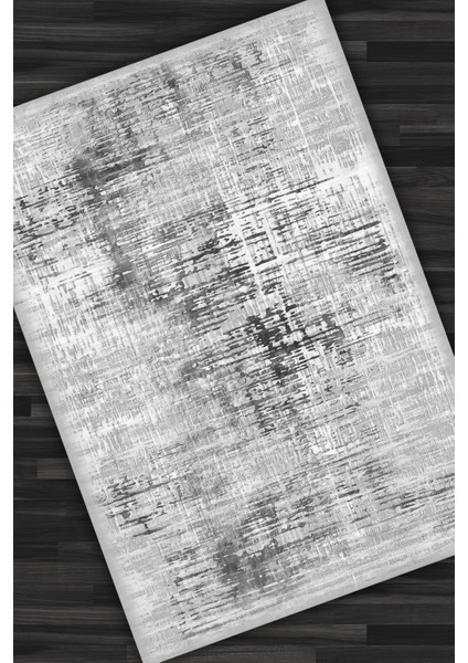 Gri Siyah Modern Desenli Halı Dijital Baskılı Pamuk Kaymaz Tabanlı Yıkanabilir Ofis Halısı modelleri