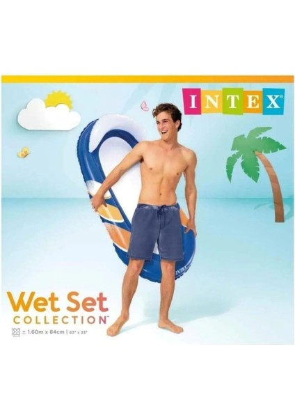 Wet Set Collection Fileli Yatak 160 x 84 cm Mavi