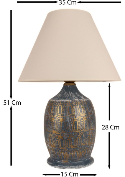 Parenti Handmade Dekoratif Seramik Abajur modelleri