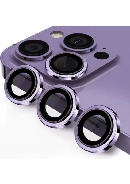 iPhone 14 Pro / 14 Pro Max Çizilmeye Dayanıklı 9h Sertliğinde Temperli Kaliteli Kamera Lens Koruyucu
