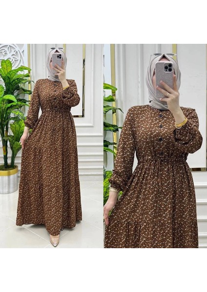 Tesettür Viskon Elbise