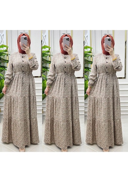 Tesettür Viskon Elbise