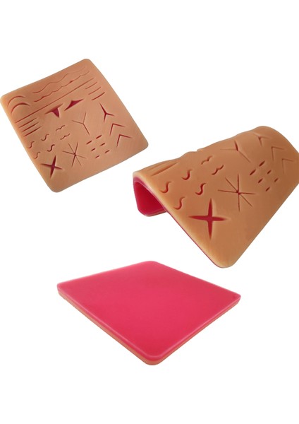 Cerrahi Dikiş Atma Seti 2 Adet Iğne Iplik Hediye Kesik Dikiş Eğitim Seti 19X18 cm