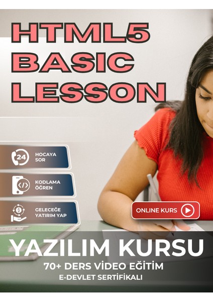 Sertifikalı Online Kodlama Yazılım Eğitimi Programlama Kursu