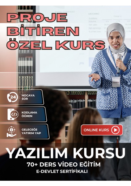 Sertifikalı Online Kodlama Yazılım Eğitimi Programlama Kursu