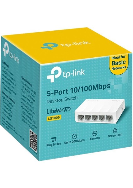 LS1005 5 Port 10/100 Mbps Ethernet Switch