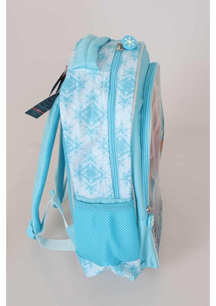 Dekomus Lisanslı Elsa Frozen "okul Çantası,kalem ve Beslenme Çantası,beslenme Kabı ve 500 ml Trıtan Matara Okul Seti