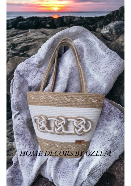 Hasır Omuz Çantası Plaj Çantası Günlük Çanta El Emeği Handmade fırsatları
