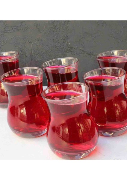 Kozan 6'lı Çay Bardağı – Yatık Model (180 Cc)