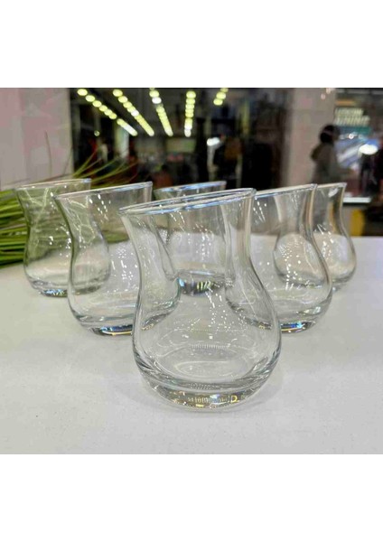 Kozan 6'lı Çay Bardağı – Yatık Model (180 Cc)