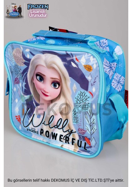 Dekomus Lisanslı "mavi Karlar Ülkesi Elsa Koleksiyonu" Okul Çantası,beslenme Çantası ve Kalem Çantası 3'lüsü