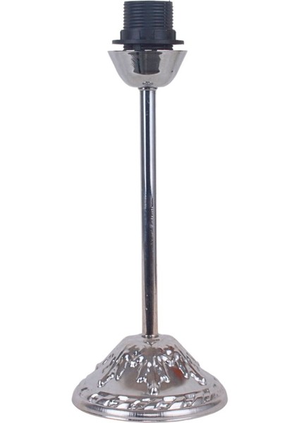 Siyah Beyaz Gold 3 Renk Metal Abajur Ayak 28 cm AYK0058