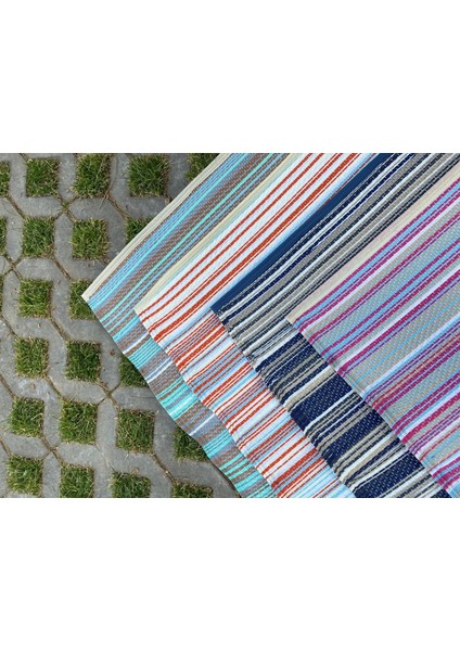 Plastik Katlanabilir Halı Hasır Bahçe Teras Balkon Piknik Plaj Yıkanabilir Çift Taraflı Hasır