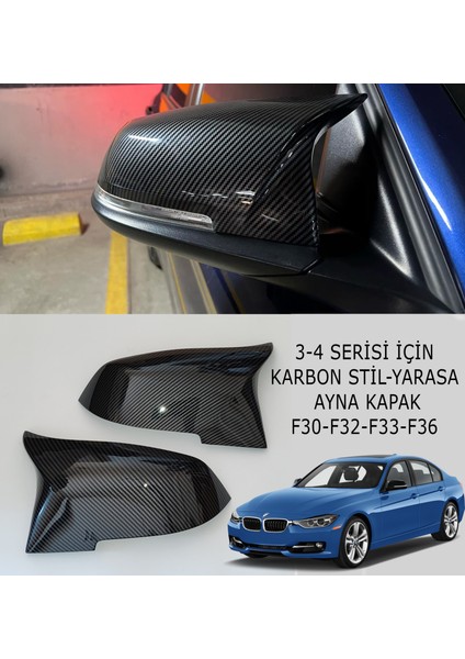 Bmw F32 Karbon Ayna Kapağı - Bmw F36 Yarasa Karbon Ayna 420I 420D 418I