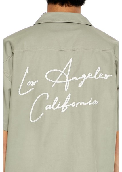 Los Angeles Nakışlı Gömlek