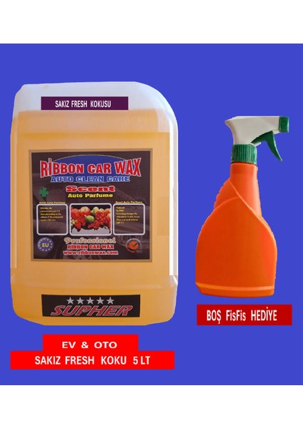 Ribbonwax Rb Scent ( Oto -Oda Parfümü ) Meyve Fresh Koku