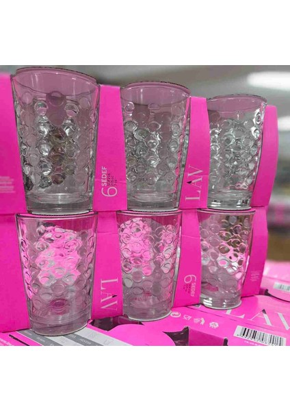 Sedef 6’lı Su Bardağı – 205 cc fiyatları