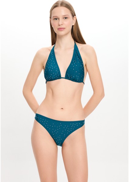 Kadın Taşlı Geniş Üçgen Bikini Takımı 25SW028ST modelleri