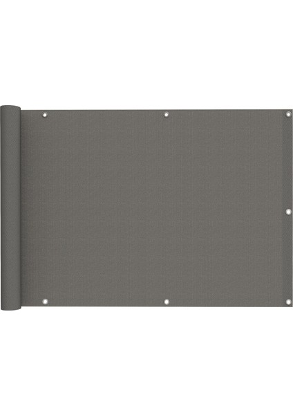 7.5 Metre x 60 cm Gri Renk Polyester Balkon Demiri Brandası Su Geçirmez 650G modelleri