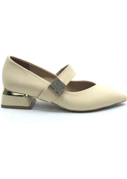 Feles Sivri Burun Toka Detaylı Kadın Topuklu Ayakkabı fiyatları