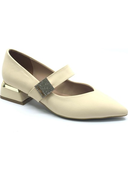 Feles Sivri Burun Toka Detaylı Kadın Topuklu Ayakkabı modelleri