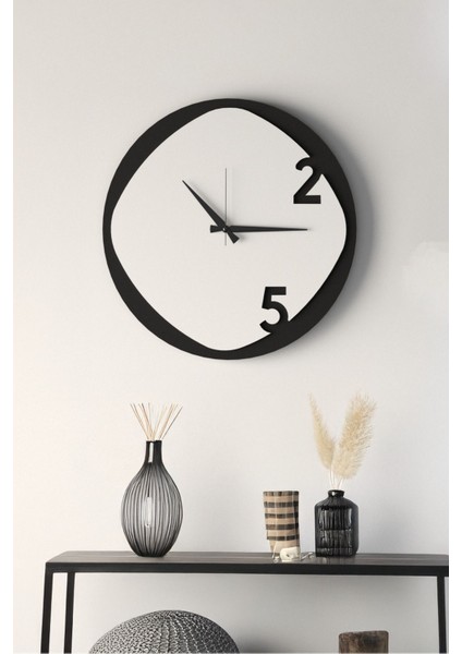 Dekoratif Yeni Modern Arcturus Ahşap Duvar Saati 48CM