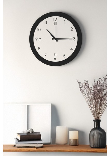 Dekoratif Yeni Modern Altinakahşap Duvar Saati 48CM modelleri