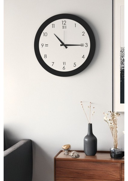 Dekoratif Yeni Modern Altinakahşap Duvar Saati 48CM fırsatları