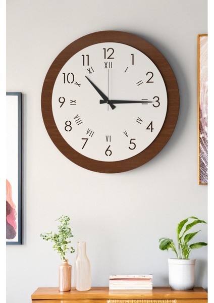 Dekoratif Yeni Modern Homam Duvar Saati 48CM